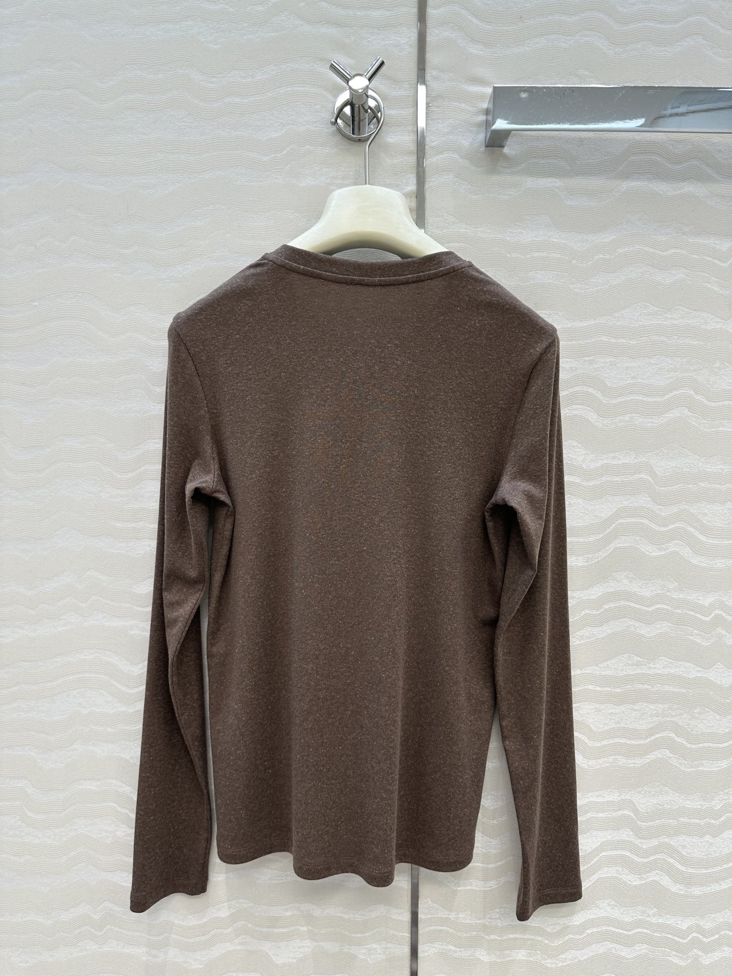 独家首发❤️原单品质，LW纸片人穿搭！进口亚麻莱赛尔打底衫！超级显瘦神器！极简叠搭单品！刺绣logo低调