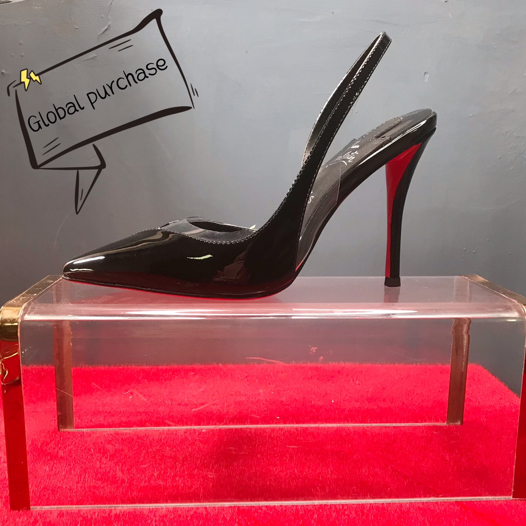 NO:588244,High-end customized autumn and winter gift shoes classic series!  H10Cm, size 34-42. Customized models are non-refundable and non-exchangeable. 18-006. Black seven leather. Imported film, official website synchronized. Standard European size Reference: 18-006 Color: black/black Material: cowhide/diamond Lining: goat leather Heel heigh: 10cm Sole: leather sole Size: EUR 34-42 (US 4-11):,, christian louboutin19860909高端订制 秋冬礼鞋精典款系列！ H10Cm,尺码34-42码. 订制款不退不换.18-006.黑色柒皮.进口胶片,官网同步 标准欧码 Reference:18-006 Color:black/black Material:cowhide/diamond Lining:goat leather Heel heigh:10cm Sole:leather sole Size:EUR 34－42（US 4一11) :,,christian louboutin,Women's Shoes