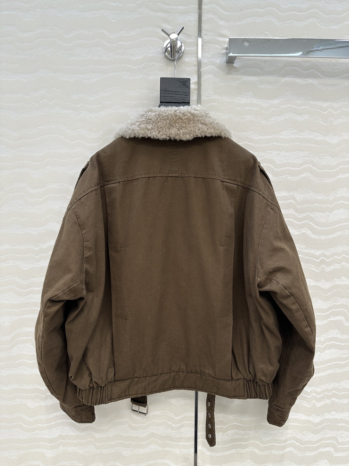 高端原单品质❤️slP🆕冲锋夹克羽绒服外套，时髦精穿搭保暖神器！进口西班牙🇪🇸小羊羔🐑皮毛一体毛领可拆卸