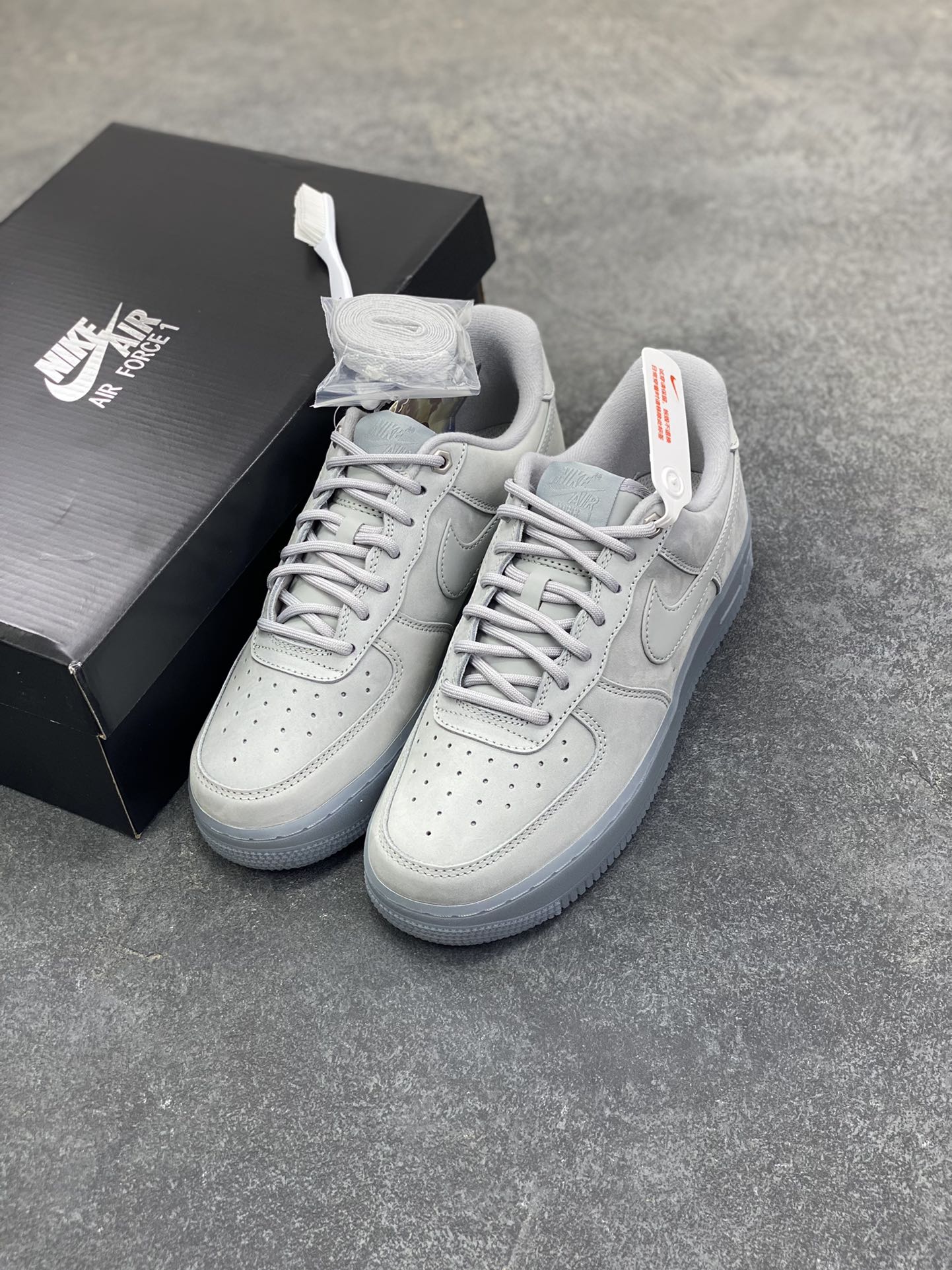 图片[8]-HY版本💯 Nike Air Force 1 Low 灰水晶底 空军一号低帮运动休闲板鞋 原楦头原纸板 打造纯正空军版型 专注外贸渠道 全掌内置蜂窝气垫 原盒配件 原厂中底钢印、拉帮完美 货号：CJ9179-002 尺码：36 36.5 37.5 38 38.5 39 40 40.5 41 42 42.5 43 44 44.5 45 46-选品中心