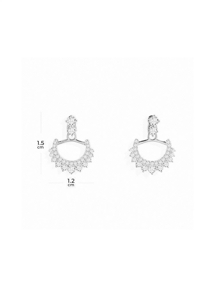 APm Monaco月亮吊坠耳钉高级时尚耳饰生日礼物送闺蜜。