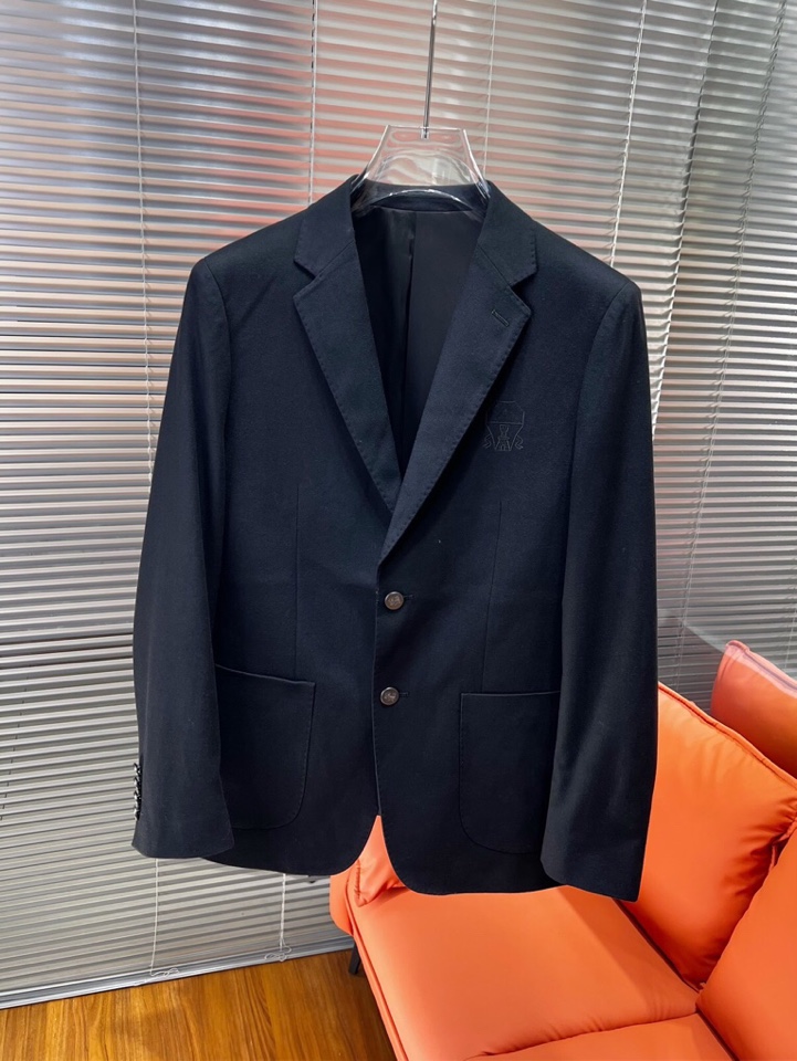 Brunello Cucinelli BC2024新款西服西装单西，高端版本！定制羊毛混纺面料 透气舒适
