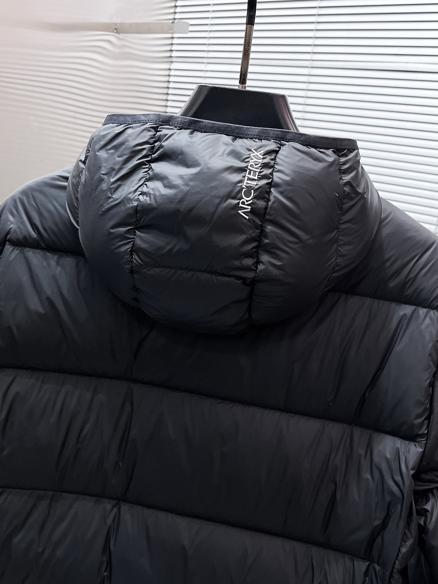 P450  始祖鸟  2025秋冬新款连帽羽绒服外套，爆款来袭，高版本。内充90绒，蓬松又保暖，品相超级好。进口防风防雨面料，软糯亲肤，抗皱不沾灰，立挺有型，时尚绝绝子；奢华有型，辨识度极高；一眼就能看到的好品质。适合凹各种造型，内搭随意，时尚感爆棚。码数 M-XXL  码数偏大  175.140穿M   xxl可穿200斤