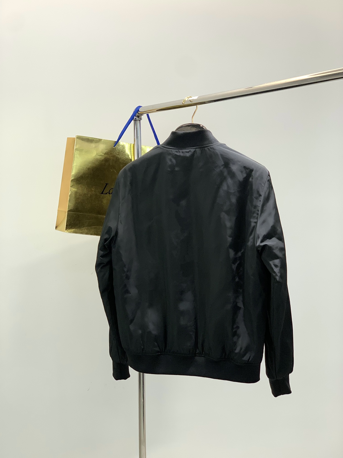 ，阿玛尼薄棉立领拉链夹克材质 面料 聚酯纤维 里料 棉尺S-2XL S M L XL XXL胸围112 