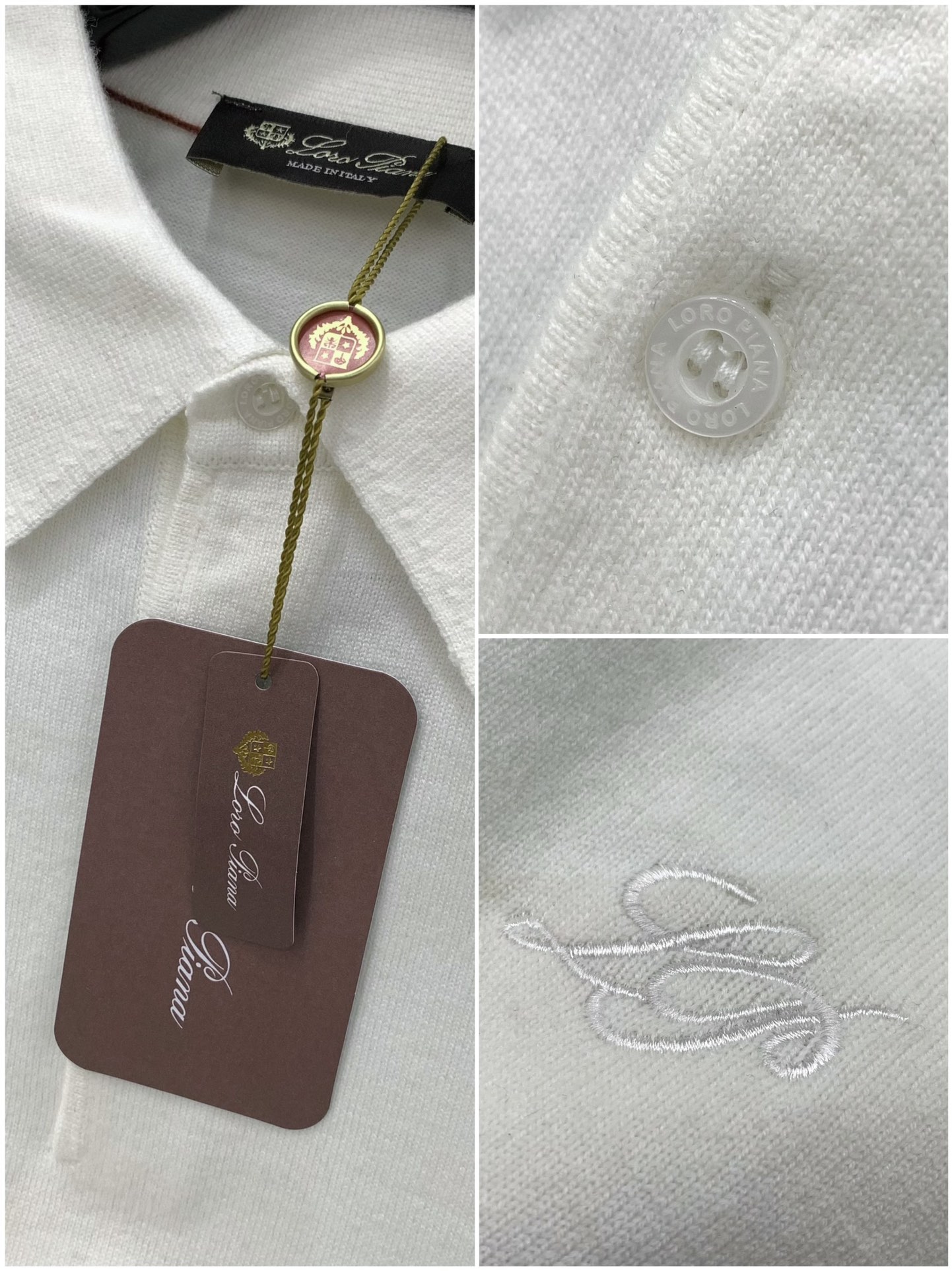 ，Loro Piana(Loro Piana )，冬季最新品，专柜同步有售，原单狠货，时尚休闲羊绒翻领针织毛衣，采用进口