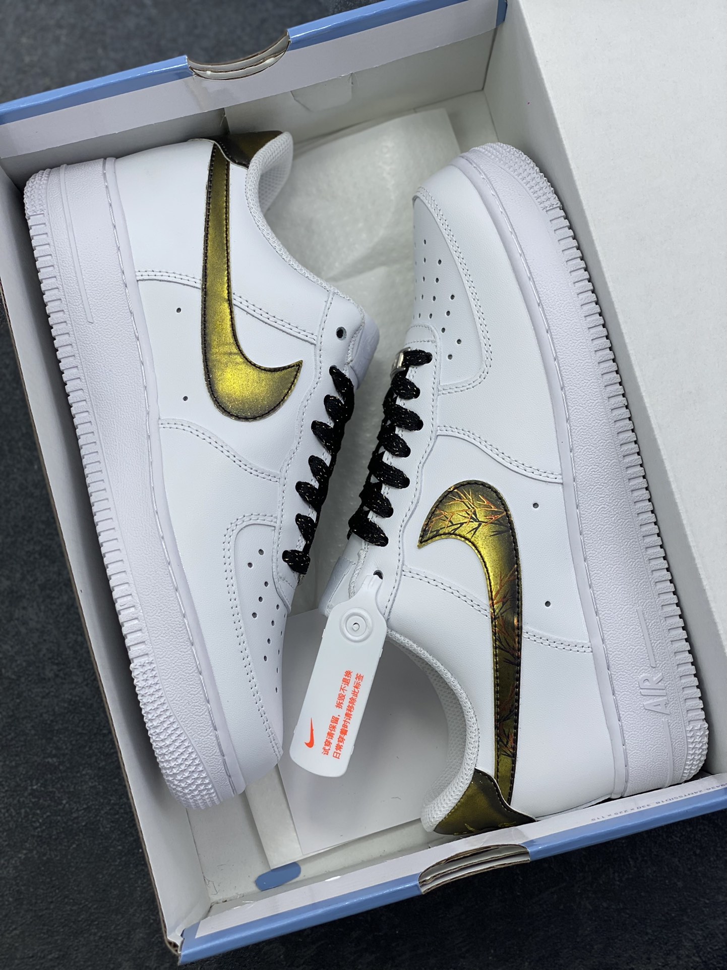 图片[9]-Nike Air Force 1 Low’07 白金裂纹 空军一号低帮休闲板鞋 定制皮料 原厂3D打印 定制鞋盒 原楦原纸板 纯正空军版型 内置全掌气垫 货号：ZH0316-147 尺码：36 36.5 37.5 38 38.5 39 40 40.5 41 42 42.5 43 44 44.5 45-选品中心