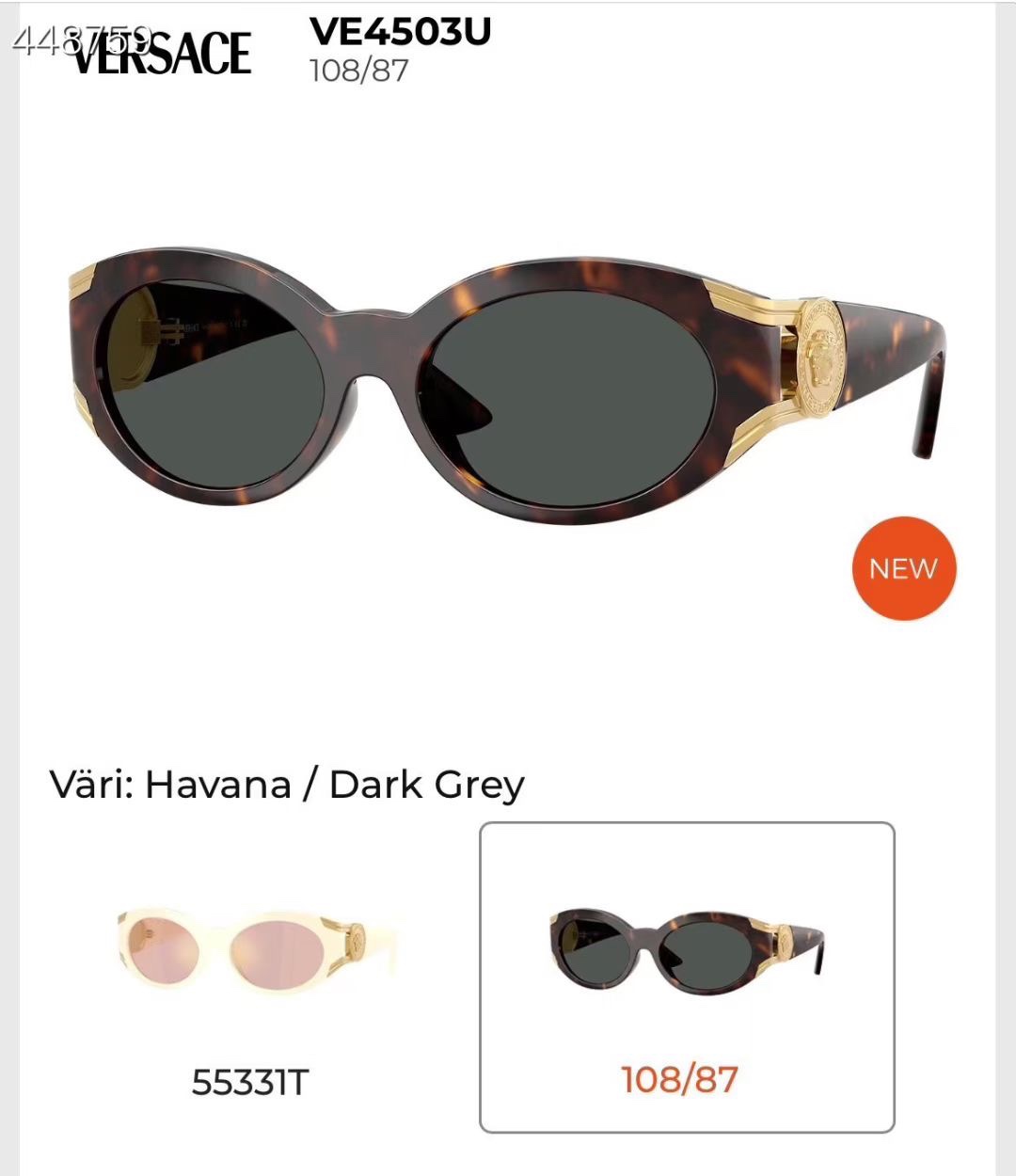 ‼️VERSAC*🌟🌟🌟MODEL：VE4503U🌟🌟🌟SIZE：52口18-145🌟🌟🌟