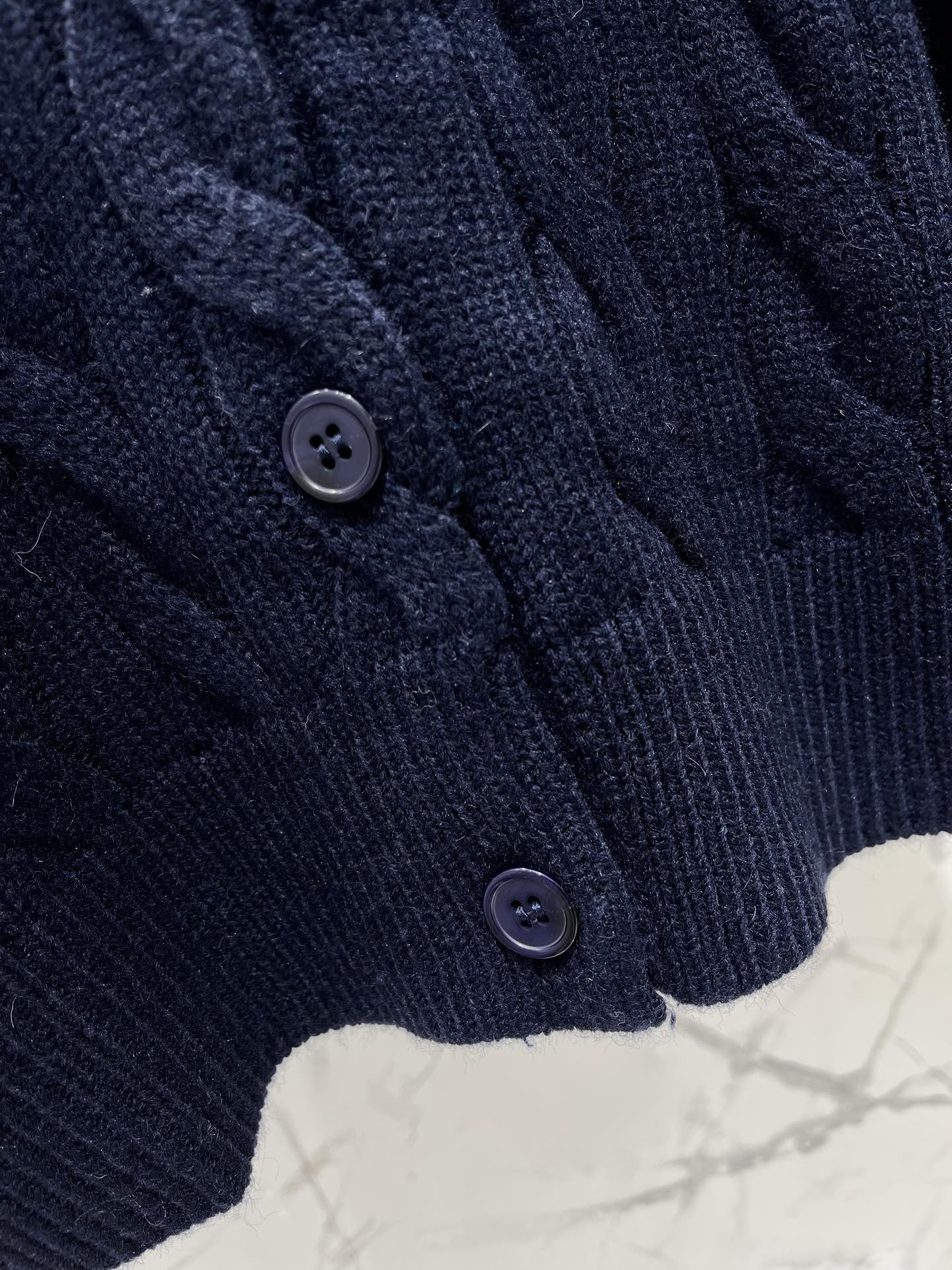 Ralph Lauren Cable-Knit Wool Cardigan Sweater, Embroidered, Retro Style 7 i1763289143 2554 5