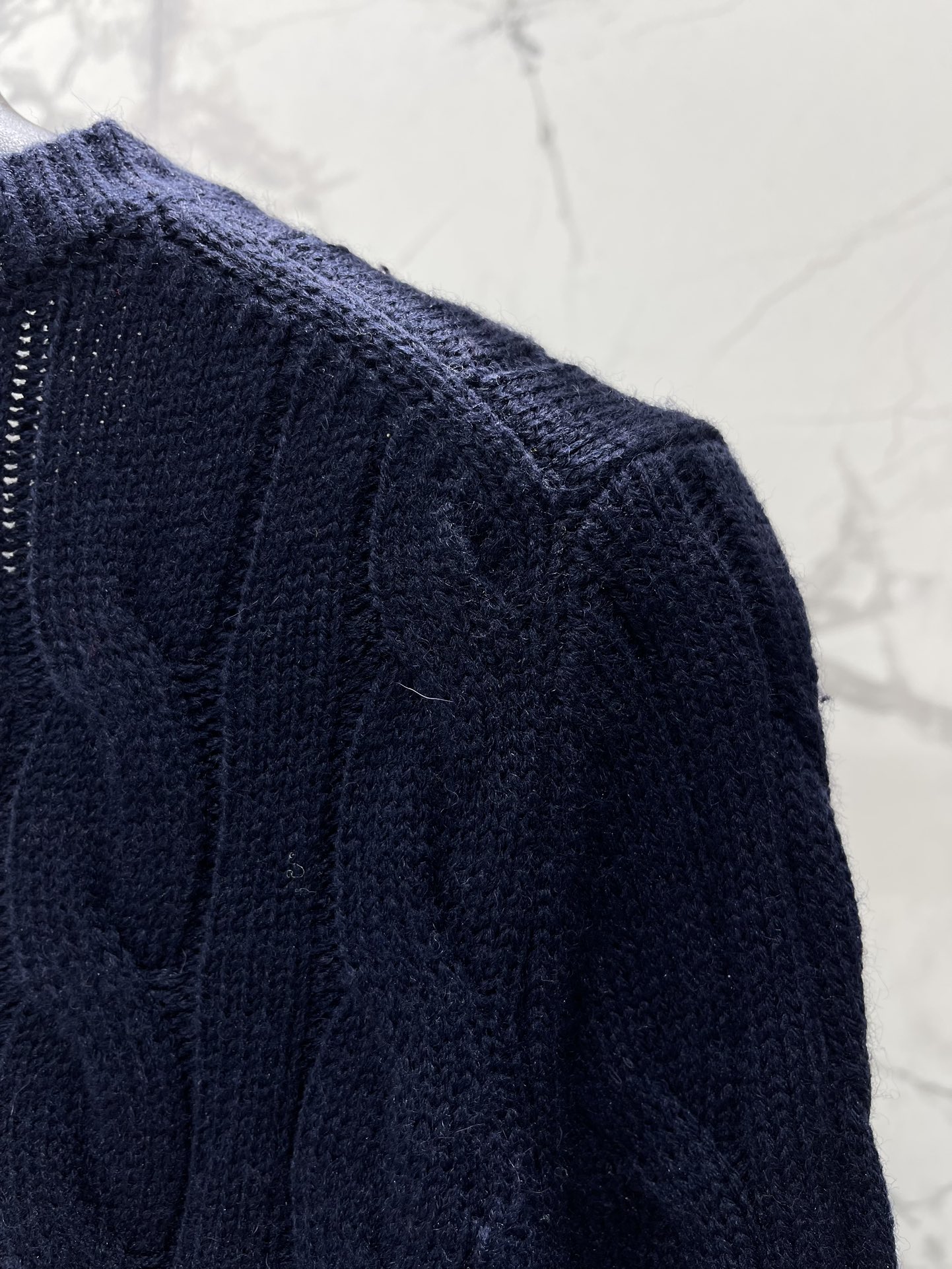 Ralph Lauren Cable-Knit Wool Cardigan Sweater, Embroidered, Retro Style 9 i1763289143 8907 7