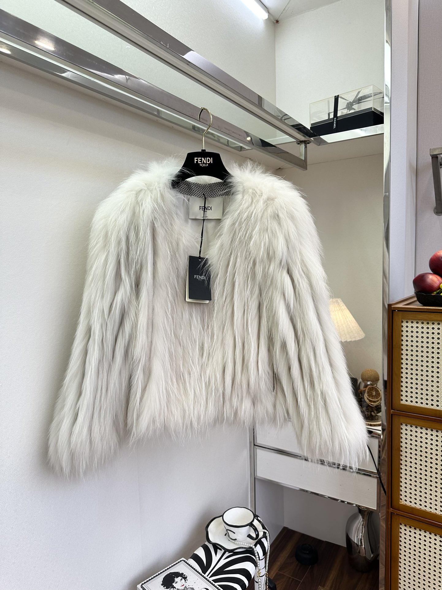 Fox Fur Knitted Coat – Warm, Soft, and Stylish Winter Outerwear