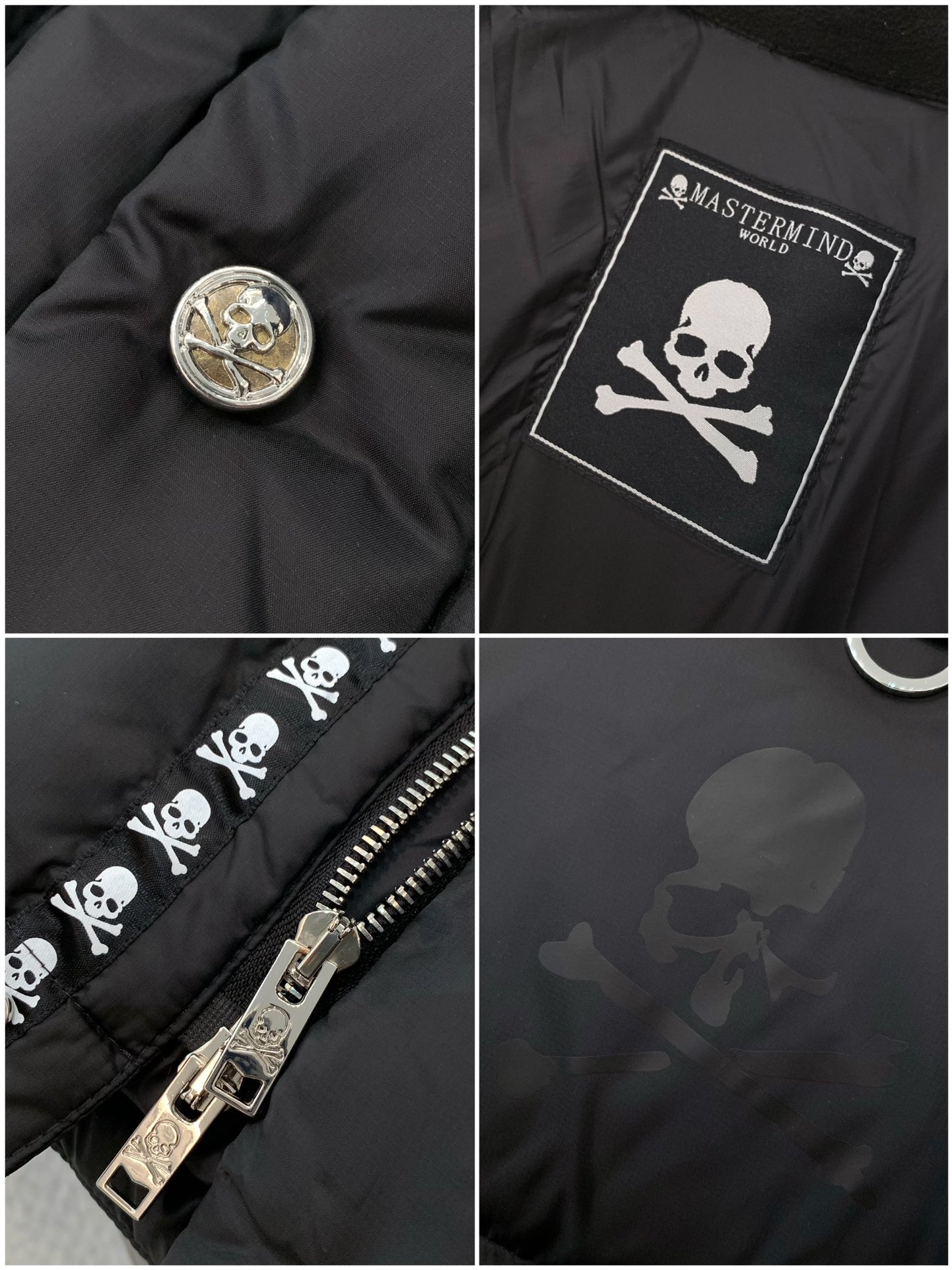 ，蓬松至极…MMJ日本潮牌始祖面包羽绒服。潮流战斗机中的战斗机。超帅的短立领设计。辅料细节超级精致。日本