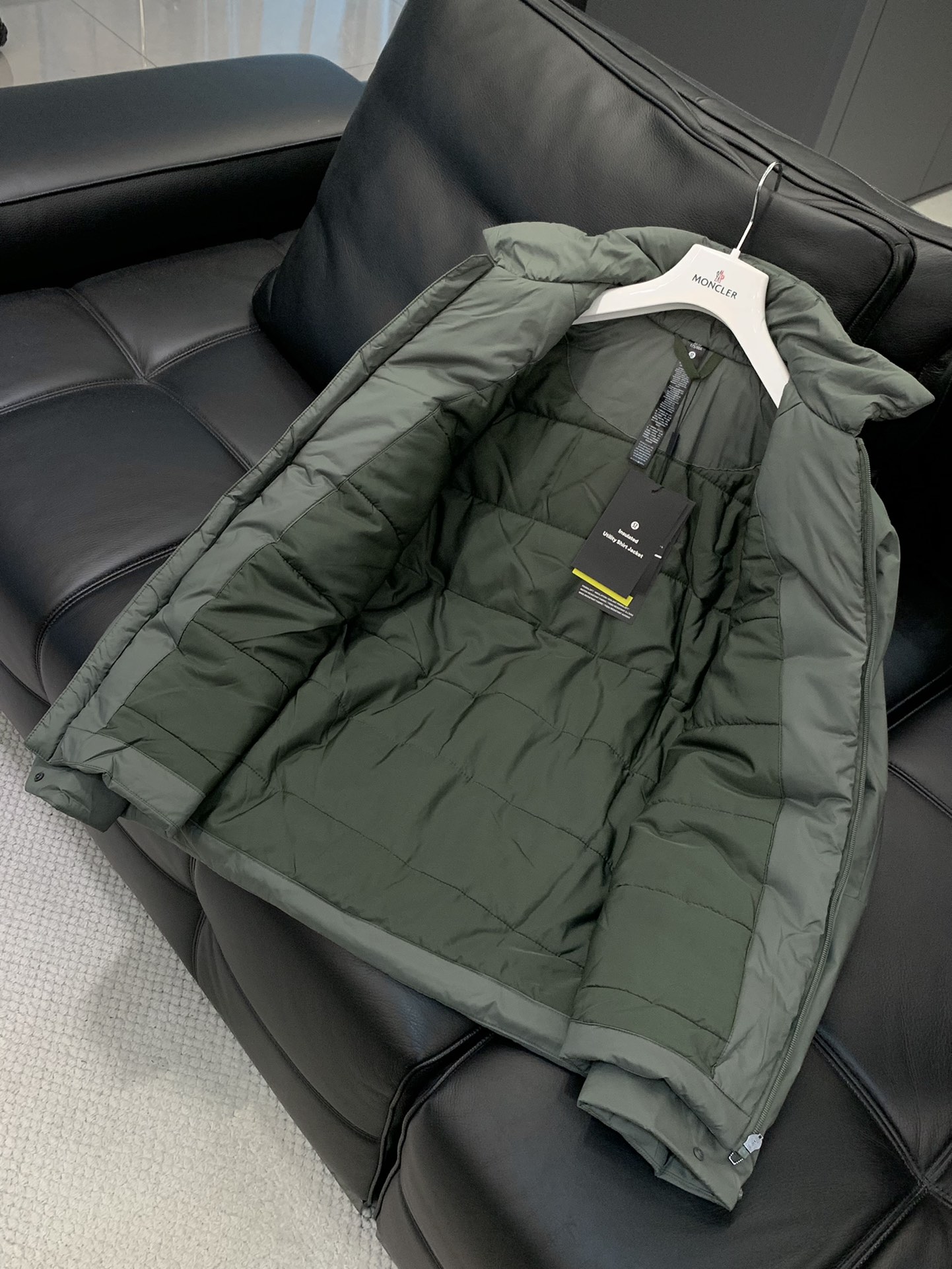 ，lulu lemon 动态保暖王者 金标P棉 防风防水 露露家轻量多功能翻领衬衫式棉服外套，男女同款！