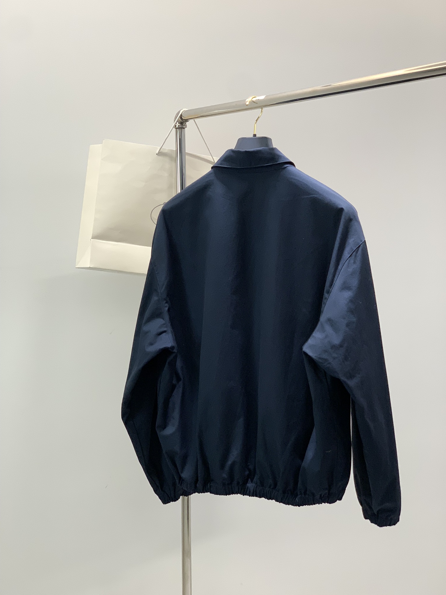 ，PRADA 普拉达 FW25 经典哈林顿英伦风绅士棉质夹克外套 原版两件4w购入开发 面料色样定制一个