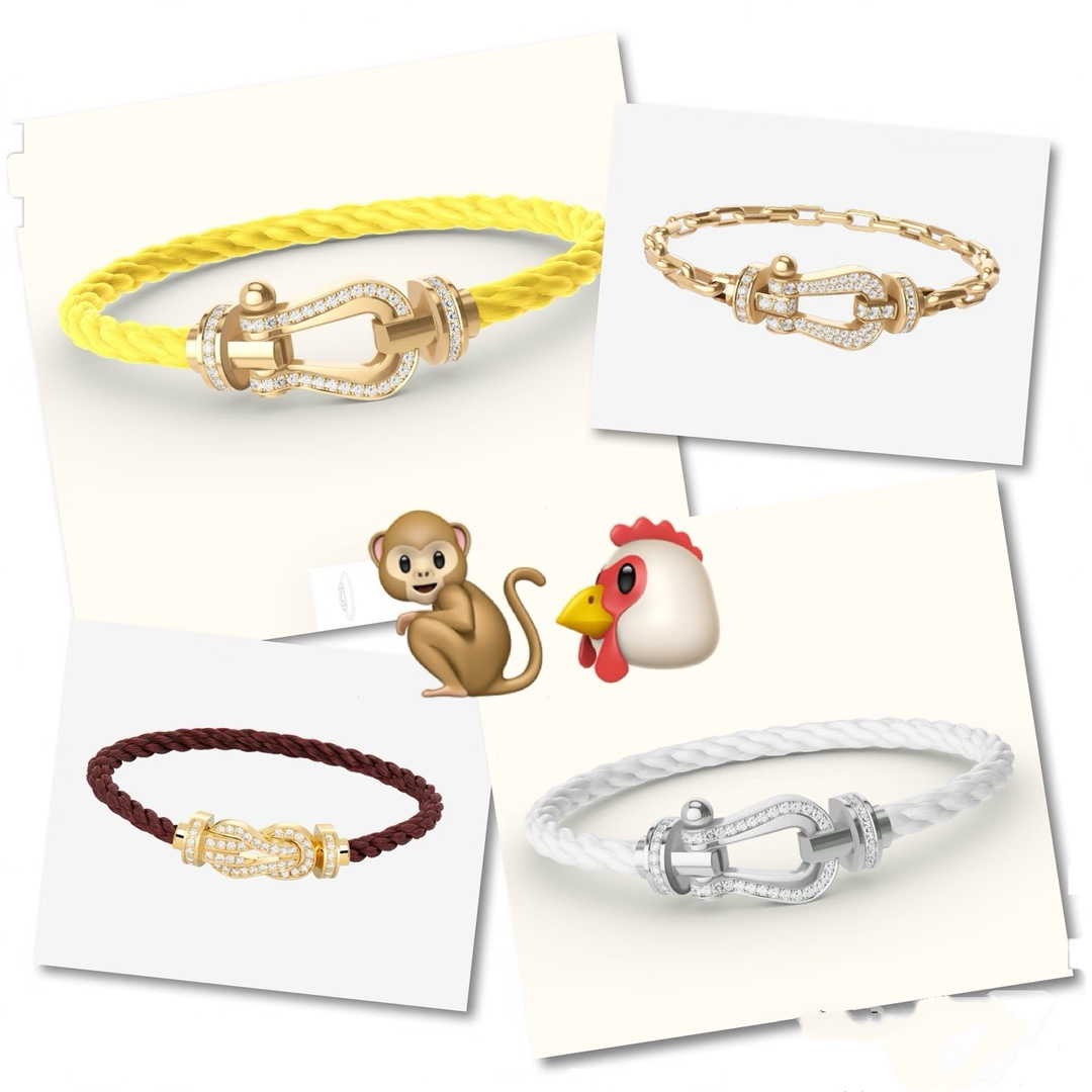 💥新品发布❤火爆🎉钢丝费雷德 Fred斐登满钻、半钻、无钻马蹄扣中性款高品质黑色钢丝绳手链手镯！本命绳👉🏻大牌 时尚 精致💠FORCE 系列手链⭐高端定制～亚金微电镀18k金工艺 精工马蹄扣头手镯！上手效果非常百搭💍 网红达人 时尚一族必备单品 玫瑰金、黄金、银色扣头😘男女情侣款两个码数：17/19cm