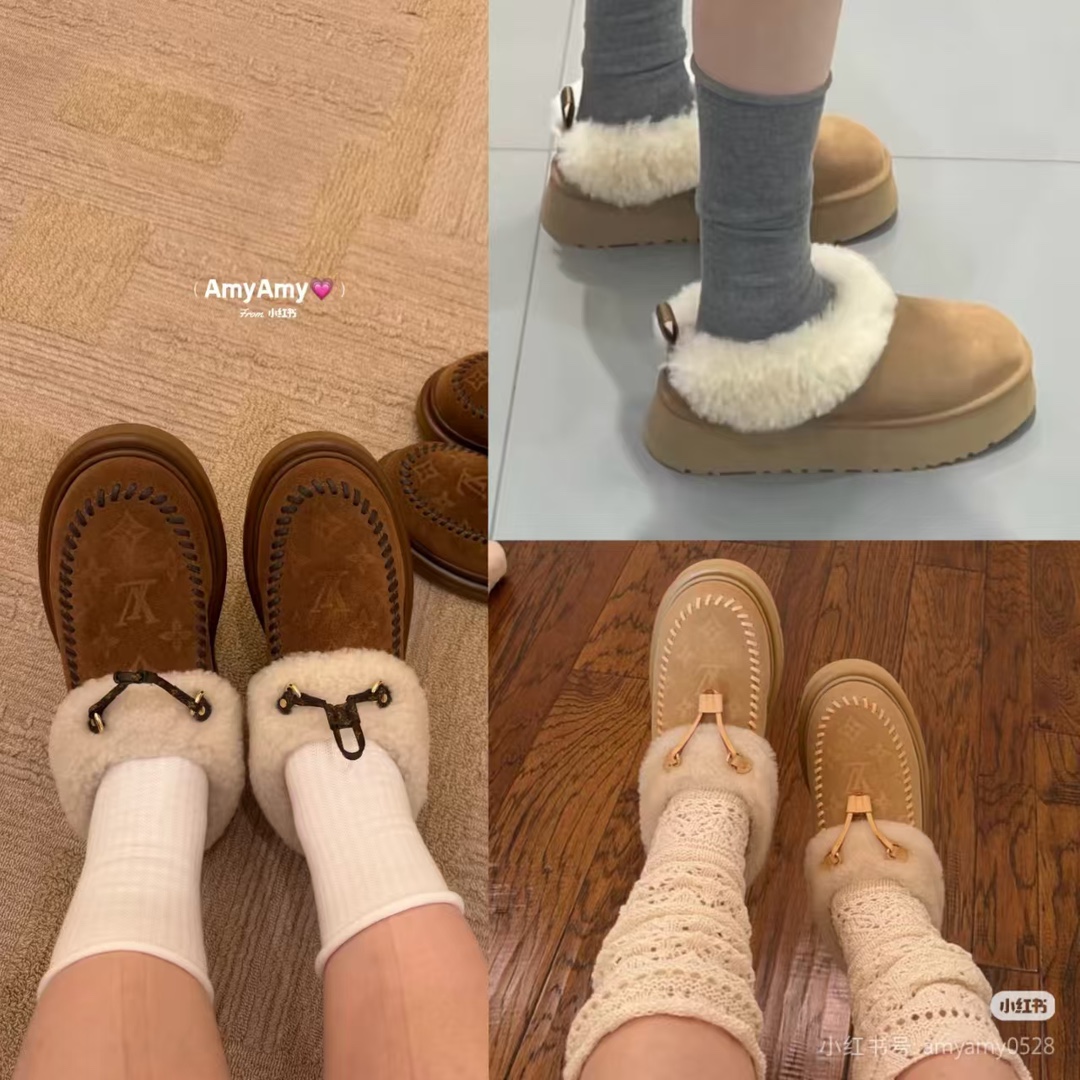 NO:630897,Upper foot picture, half-snow boots, boots19860909上脚图,半拖雪地靴,boots,Women's Shoes