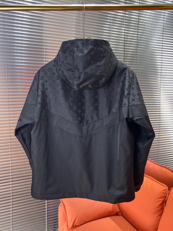 Louis Vuitton 路易威登 LV 驴牌2025新品时尚连帽棉服夹克外套，进口原版科技面料，上身
