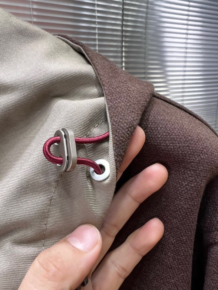 Brunello Cucinelli BC 2025ss 秋冬新品男士针织羊毛双面连帽夹克外套，高奢内敛