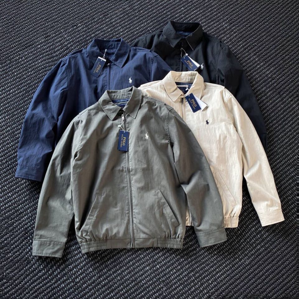 拉夫劳伦 RL经典翻领夹克外套，经典不过时的设计，轻松穿出高级感。成为街头潮人、精英阶层，明星博主的标配