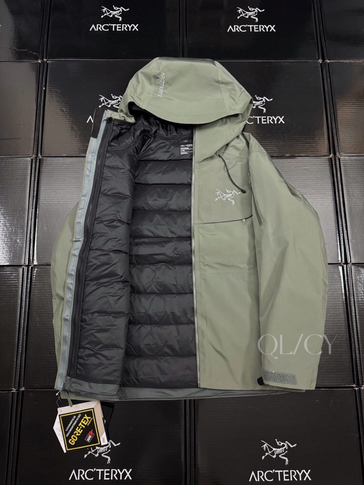 (Arcteryx）始祖鸟男女同款情侣款羽绒服，Macai Jacket买菜三合一羽绒服情侣款买菜可拆卸
