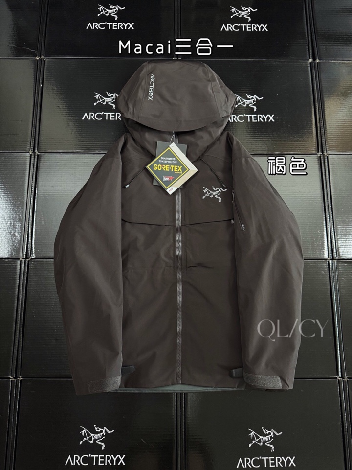 (Arcteryx）始祖鸟男女同款情侣款羽绒服，Macai Jacket买菜三合一羽绒服情侣款买菜可拆卸