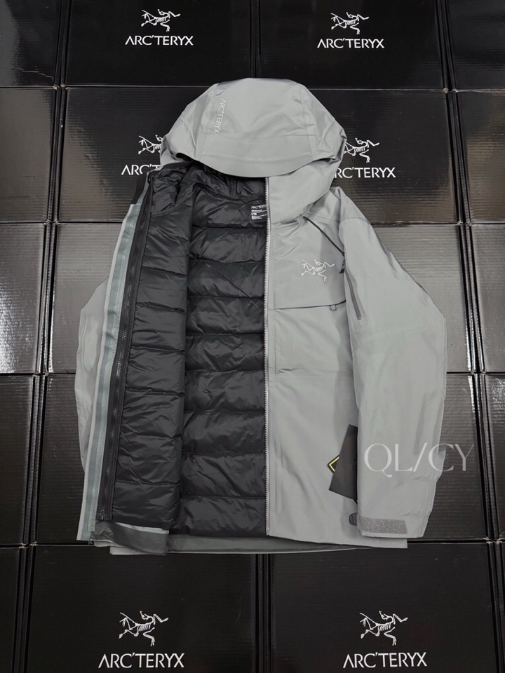 (Arcteryx）始祖鸟男女同款情侣款羽绒服，Macai Jacket买菜三合一羽绒服情侣款买菜可拆卸