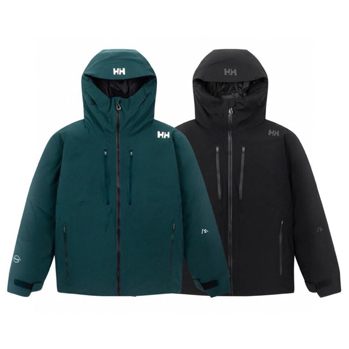 hellyhansen海丽汉森hh户外登山防寒防风连帽羽绒服\n搭载专业防泼水面料得北欧品牌 设计线条简