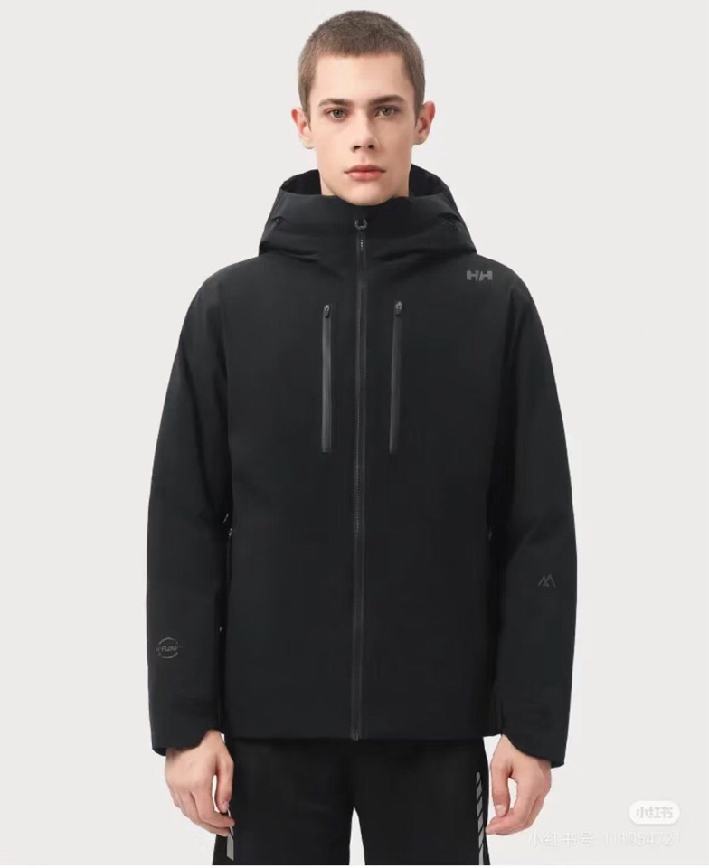 hellyhansen海丽汉森hh户外登山防寒防风连帽羽绒服\n搭载专业防泼水面料得北欧品牌 设计线条简