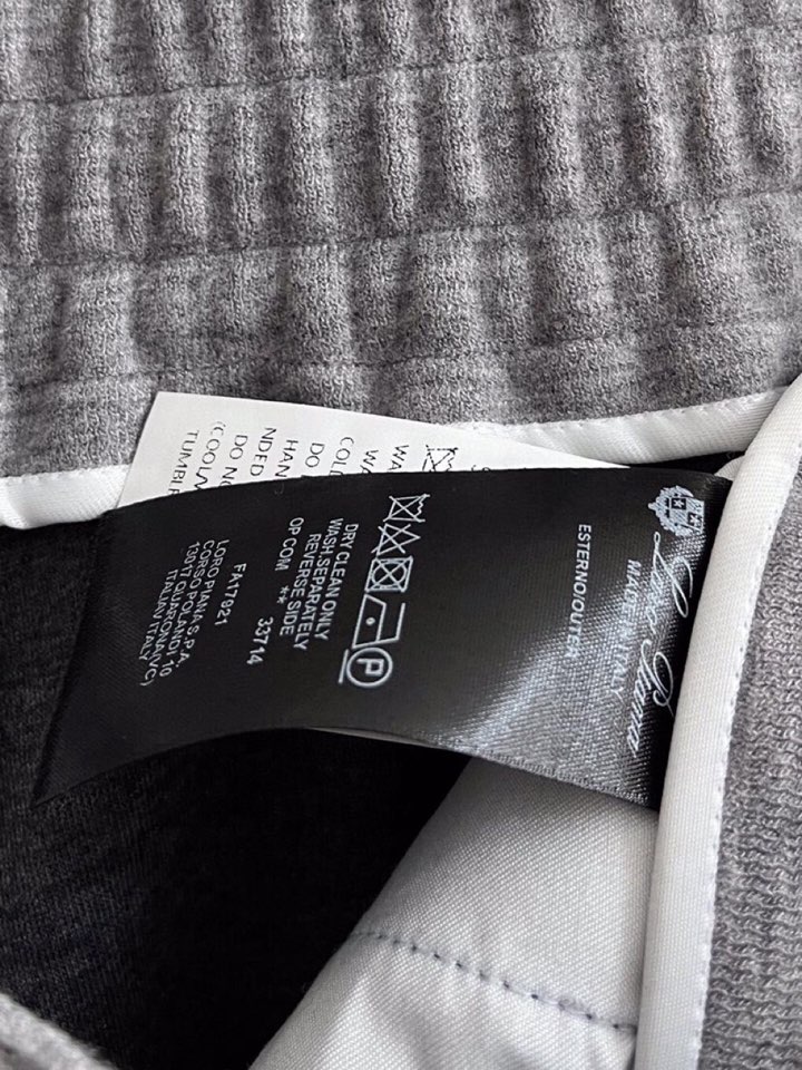 Loro Piana 诺悠翩雅lP🆕 秋冬 全品相订单，保暖有型 黄金配比 羊绒蛋白混纺松紧腰直脚休闲裤