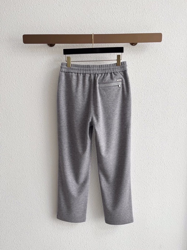 Loro Piana 诺悠翩雅lP🆕 秋冬 全品相订单，保暖有型 黄金配比 羊绒蛋白混纺松紧腰直脚休闲裤