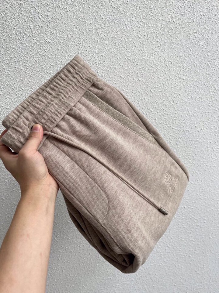 Loro Piana 诺悠翩雅lP🆕 秋冬 全品相订单，保暖有型 黄金配比 羊绒蛋白混纺松紧腰直脚休闲裤