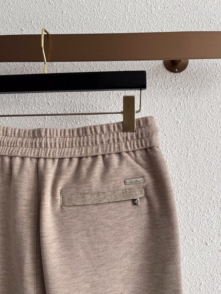 Loro Piana 诺悠翩雅lP🆕 秋冬 全品相订单，保暖有型 黄金配比 羊绒蛋白混纺松紧腰直脚休闲裤
