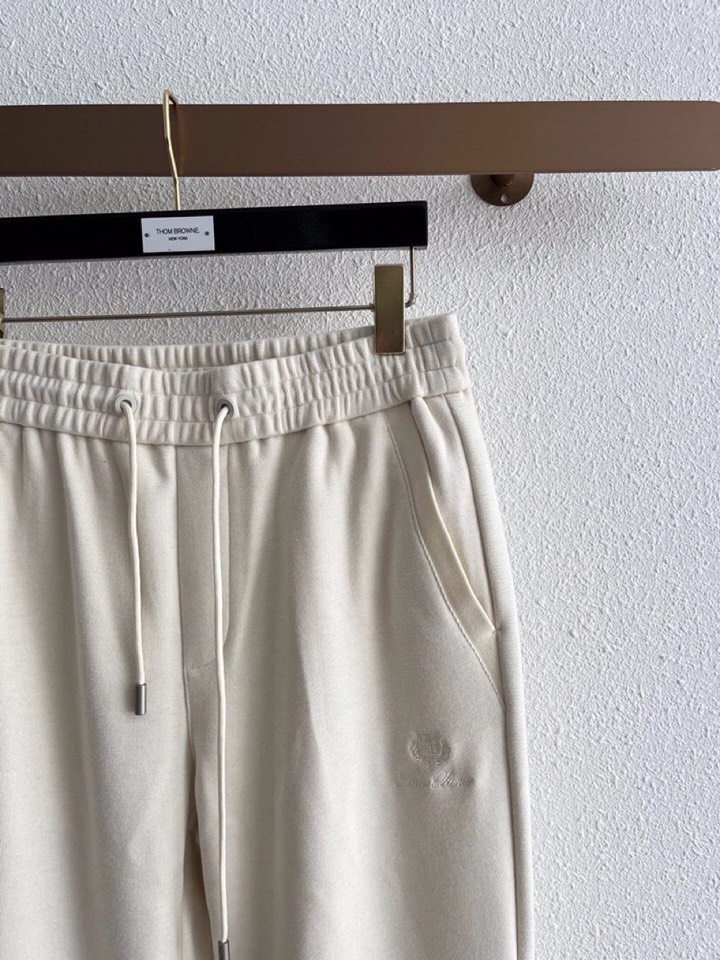 Loro Piana 诺悠翩雅lP🆕 秋冬 全品相订单，保暖有型 黄金配比 羊绒蛋白混纺松紧腰直脚休闲裤