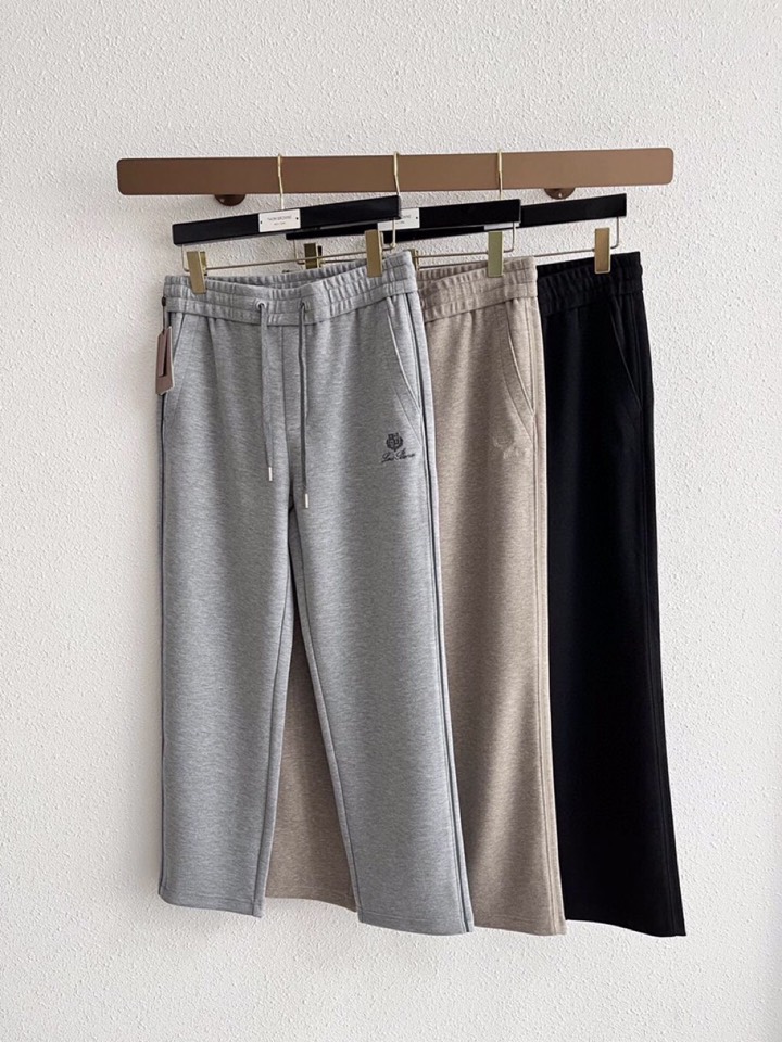 Loro Piana 诺悠翩雅lP🆕 秋冬全品相订单，保暖有型 黄金配比 羊绒蛋白混纺松紧腰直脚休闲裤 