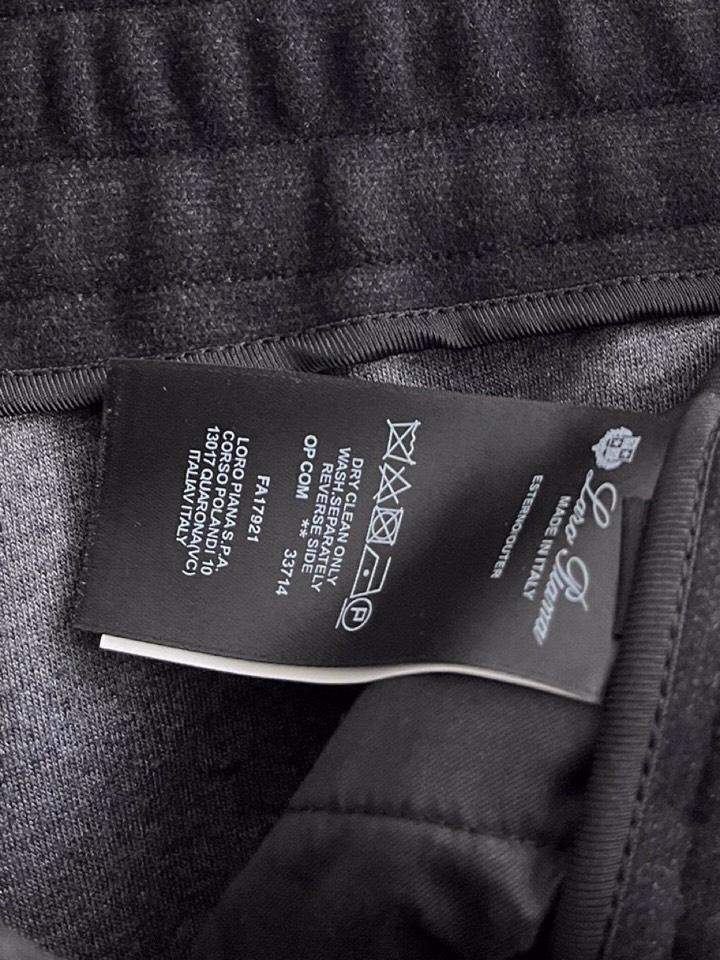 Loro Piana 诺悠翩雅lP🆕 秋冬全品相订单，保暖有型 黄金配比 羊绒蛋白混纺松紧腰直脚休闲裤 