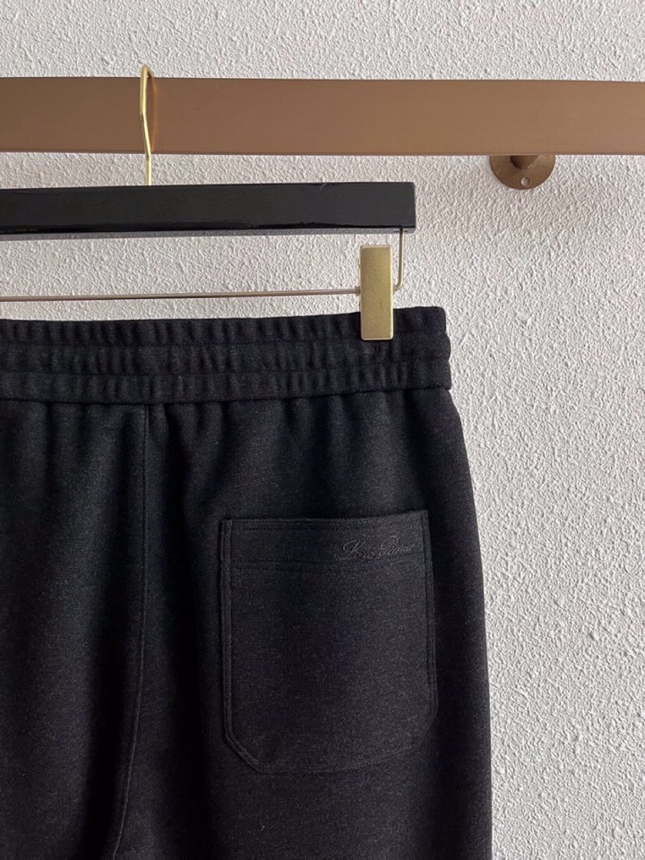 Loro Piana 诺悠翩雅lP🆕 秋冬全品相订单，保暖有型 黄金配比 羊绒蛋白混纺松紧腰直脚休闲裤 