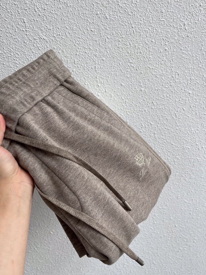 Loro Piana 诺悠翩雅lP🆕 秋冬全品相订单，保暖有型 黄金配比 羊绒蛋白混纺松紧腰直脚休闲裤 
