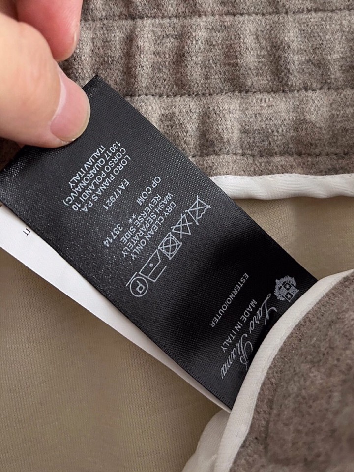 Loro Piana 诺悠翩雅lP🆕 秋冬全品相订单，保暖有型 黄金配比 羊绒蛋白混纺松紧腰直脚休闲裤 