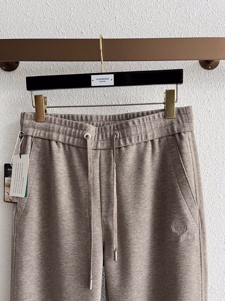 Loro Piana 诺悠翩雅lP🆕 秋冬全品相订单，保暖有型 黄金配比 羊绒蛋白混纺松紧腰直脚休闲裤 