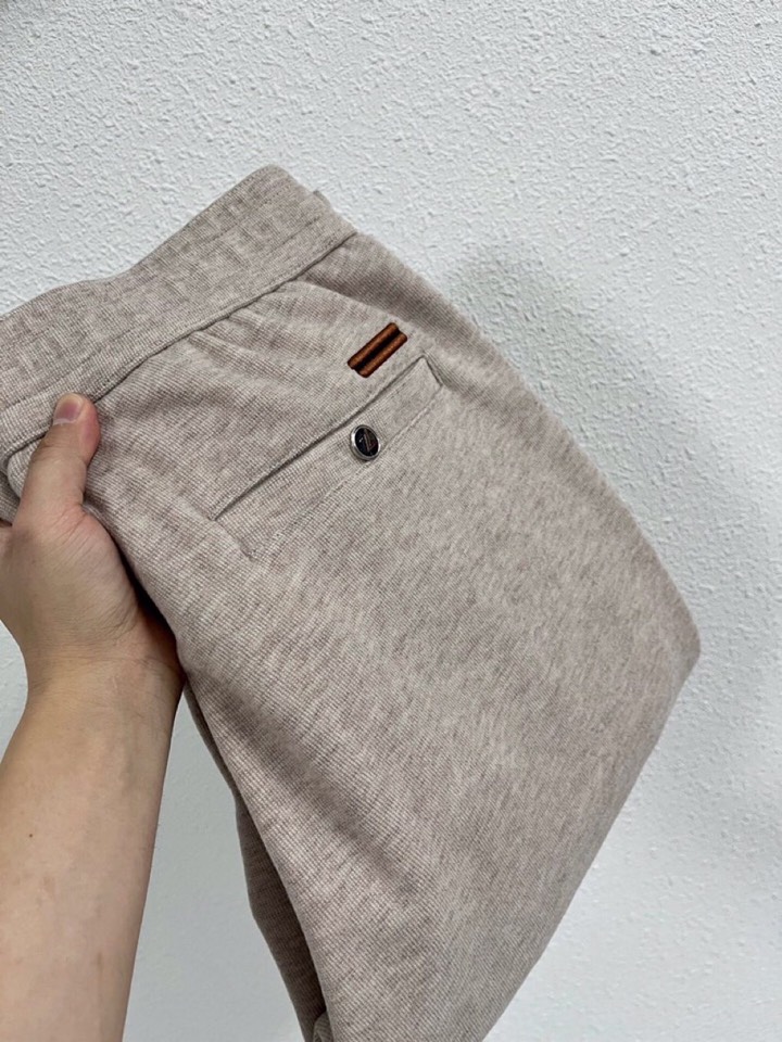 Loro Piana 诺悠翩雅lP🆕 秋冬全品相订单，保暖有型 黄金配比 羊绒蛋白混纺松紧腰直脚休闲裤 