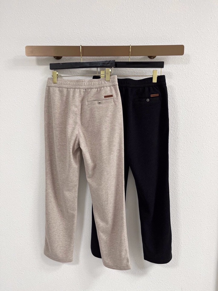 Loro Piana 诺悠翩雅lP🆕 秋冬全品相订单，保暖有型 黄金配比 羊绒蛋白混纺松紧腰直脚休闲裤 