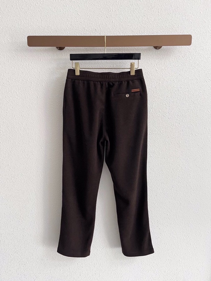 Loro Piana 诺悠翩雅lP🆕 秋冬全品相订单，保暖有型 黄金配比 羊绒蛋白混纺松紧腰直脚休闲裤 