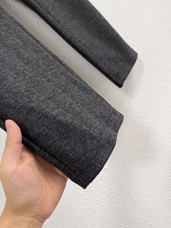 Loro Piana 诺悠翩雅lP🆕 秋冬 全品相订单，保暖有型 羊毛呢混纺松紧腰直脚休闲裤 经典百搭 