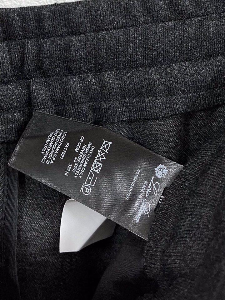 Loro Piana 诺悠翩雅lP🆕 秋冬 全品相订单，保暖有型 羊毛呢混纺松紧腰直脚休闲裤 经典百搭 