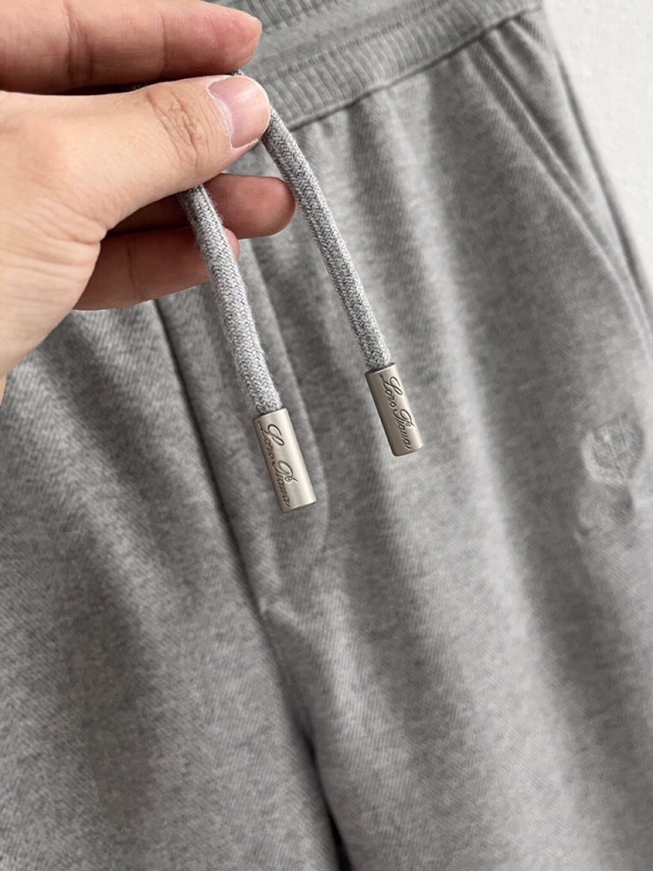 Loro Piana 诺悠翩雅lP🆕 秋冬 全品相订单，保暖有型 羊毛呢混纺松紧腰直脚休闲裤 经典百搭 