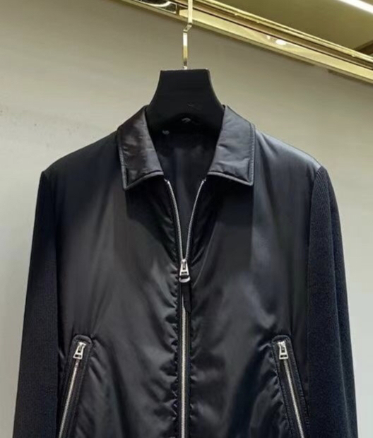 Ermenegildo Zegna 杰尼亚2025秋冬新款爆款飞行员加棉翻领夹克、二色齐发，三防面料；简