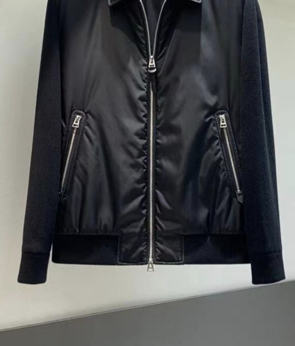 Ermenegildo Zegna 杰尼亚2025秋冬新款爆款飞行员加棉翻领夹克、二色齐发，三防面料；简