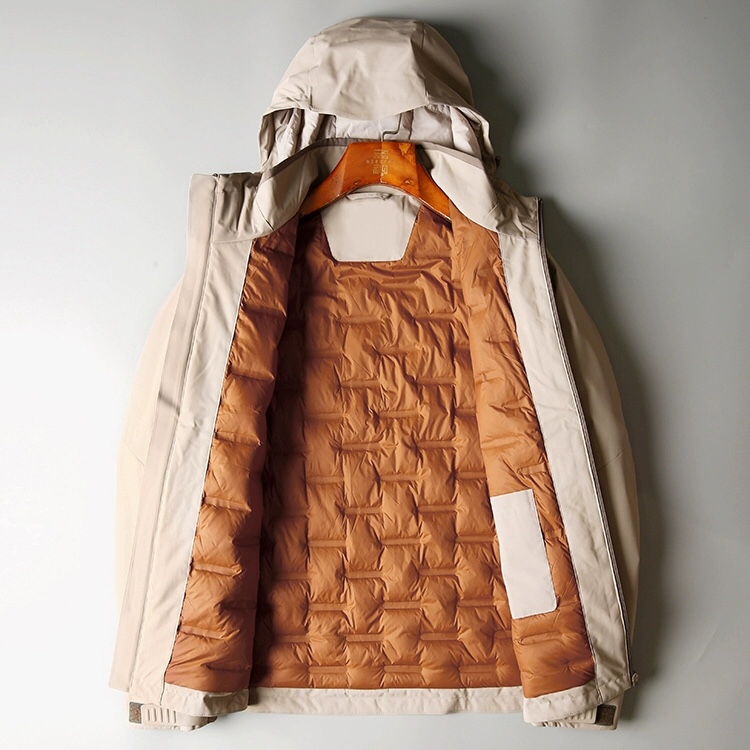 Ermenegildo Zegna 杰尼亚2025秋冬新款爆款连帽羽绒服；二色齐发；新国标90白鸭绒；轻