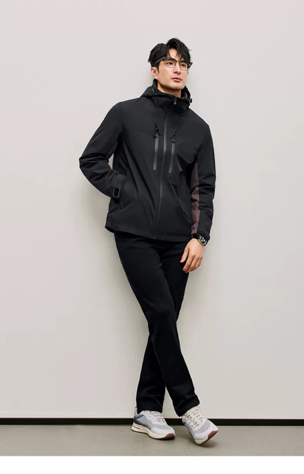 Ermenegildo Zegna 杰尼亚2025秋冬新款爆款连帽羽绒服；二色齐发；新国标90白鸭绒；轻