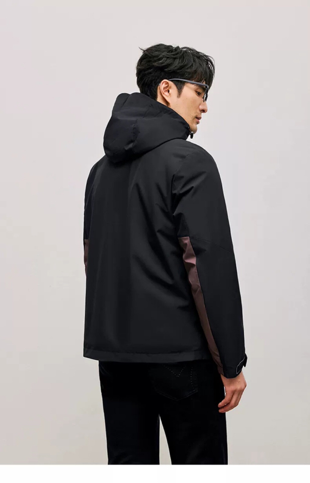 Ermenegildo Zegna 杰尼亚2025秋冬新款爆款连帽羽绒服；二色齐发；新国标90白鸭绒；轻