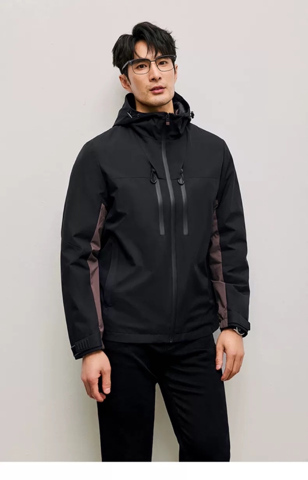 Ermenegildo Zegna 杰尼亚2025秋冬新款爆款连帽羽绒服；二色齐发；新国标90白鸭绒；轻